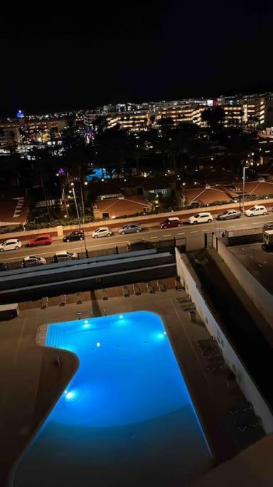 Traumhafte Wohnung Mit Panoramablick Und Pool بلايا ديل إنغلز المظهر الخارجي الصورة
