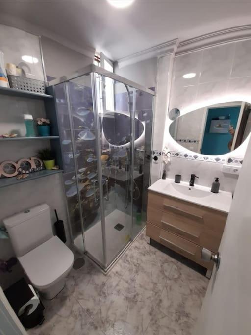 Traumhafte Wohnung Mit Panoramablick Und Pool بلايا ديل إنغلز المظهر الخارجي الصورة